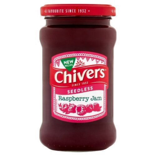 Chivers Jelly Raspberry Chivers Seedless Raspberry Jam (370 g) | British & Irish Food Delivered ...
