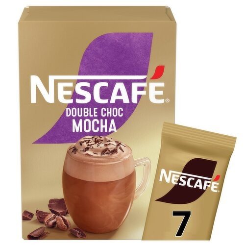 Nescafe Double Choc Mocha Coffee 7 Sachets (20.9 g) | British