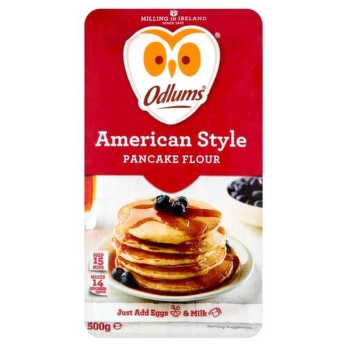 Pancake Style Rda Odlum Amercian Style Pancake Flour (500 g) | British & Irish Food ...