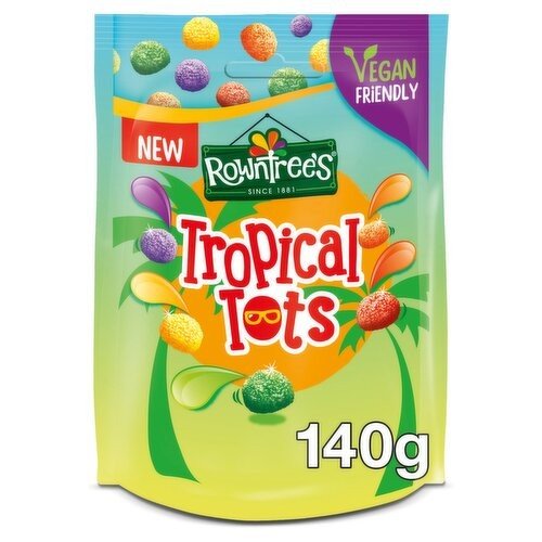 Rowntrees Jelly Tots Tropical Pouch (140 g) | British & Irish Food ...