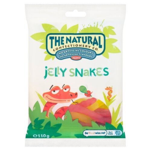 The Natural Confectionery Company Jelly Snakes (110 g) | British ...